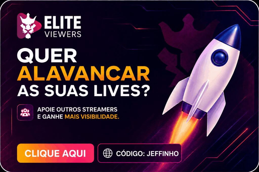 02 Elite Viewers - Plataforma de Engajamento para Streamers - Jeffinho Gamer