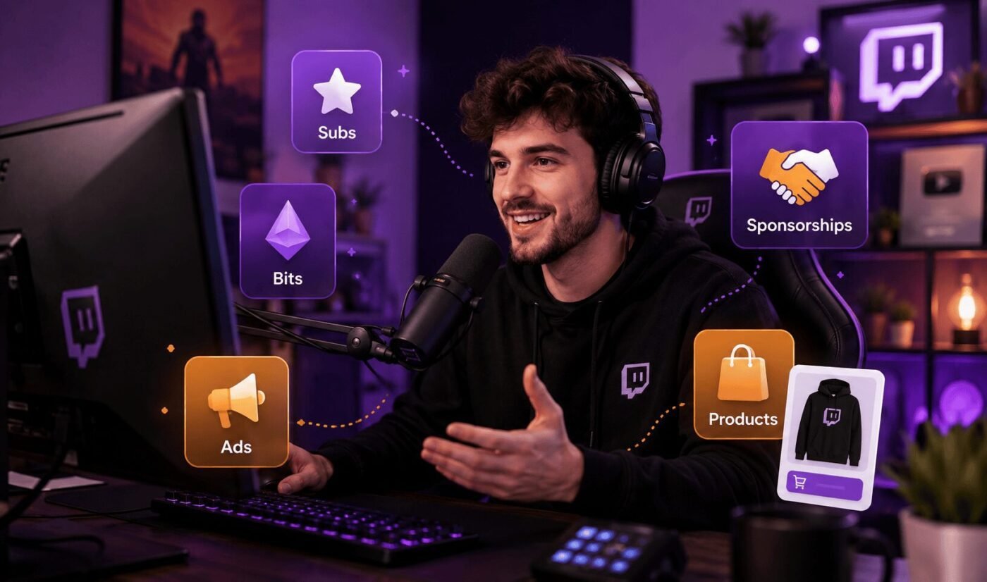 Como ganhar dinheiro na Twitch 9 formas de monetizar sua audiência como streamer